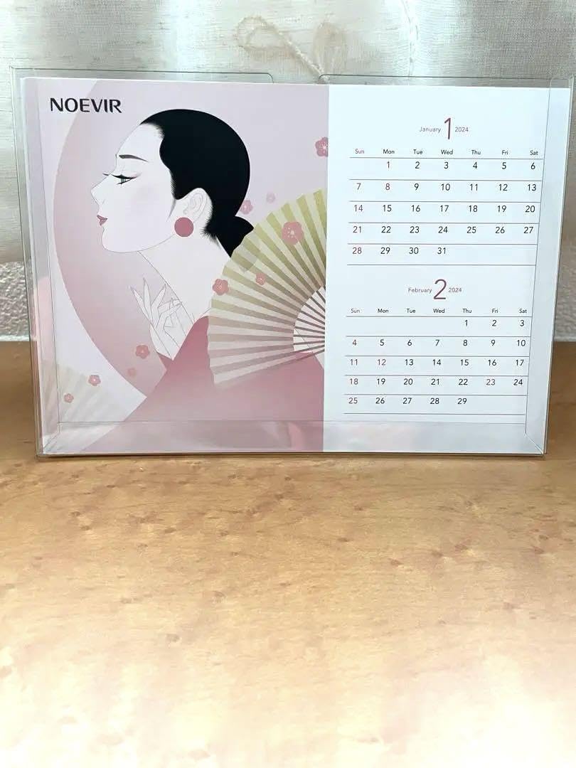 NOEVIR　ノエビア　カレンダー　1996 表紙無 Amazon.co.jp: ノエビア2024年カレンダー卓上タイプ : 文房具